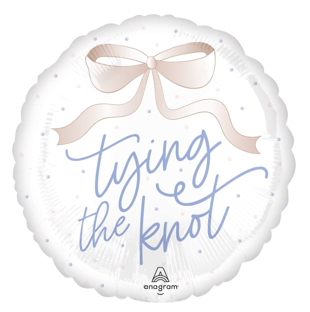 Anagram Tying The Knot 17 inch Foil Balloon 1ct