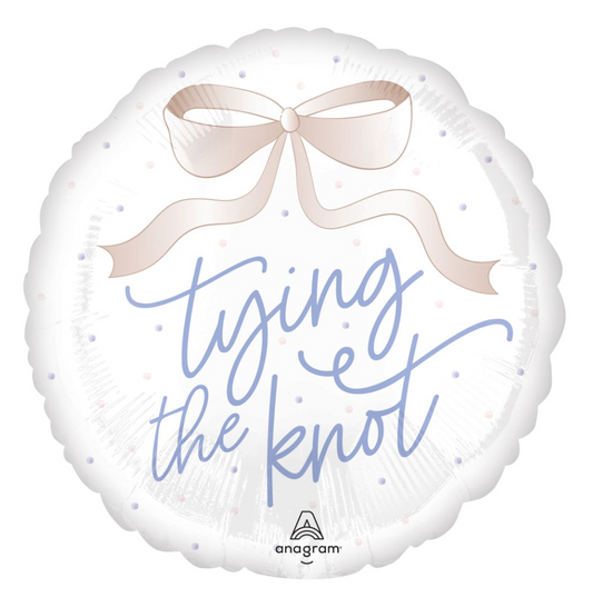 Anagram Tying The Knot 17 inch Foil Balloon 1ct