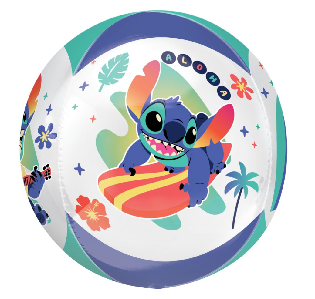 Anagram Lilo and Stitch 16 inch Orbz Foil Balloon 1ct
