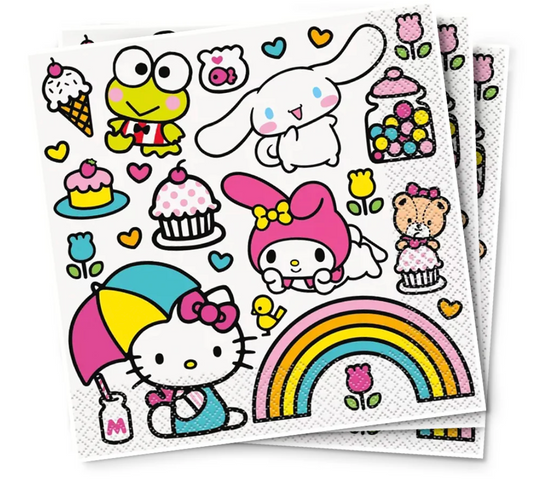 Hello Kitty and Friends Luncheon Napkins 16ct