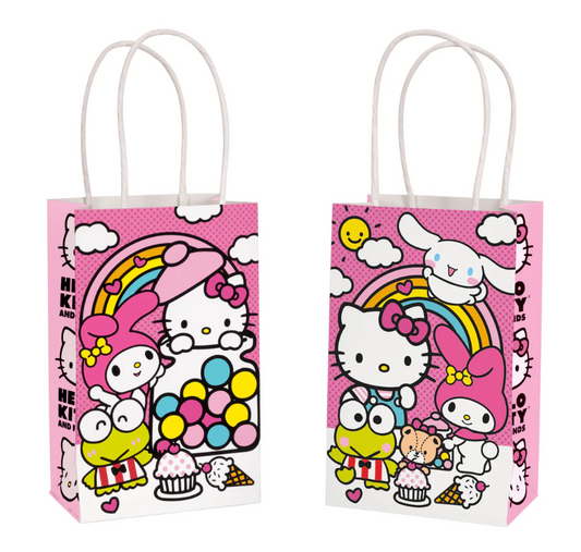 Hello Kitty and Friends Kraft Paper Favor Bags 8ct
