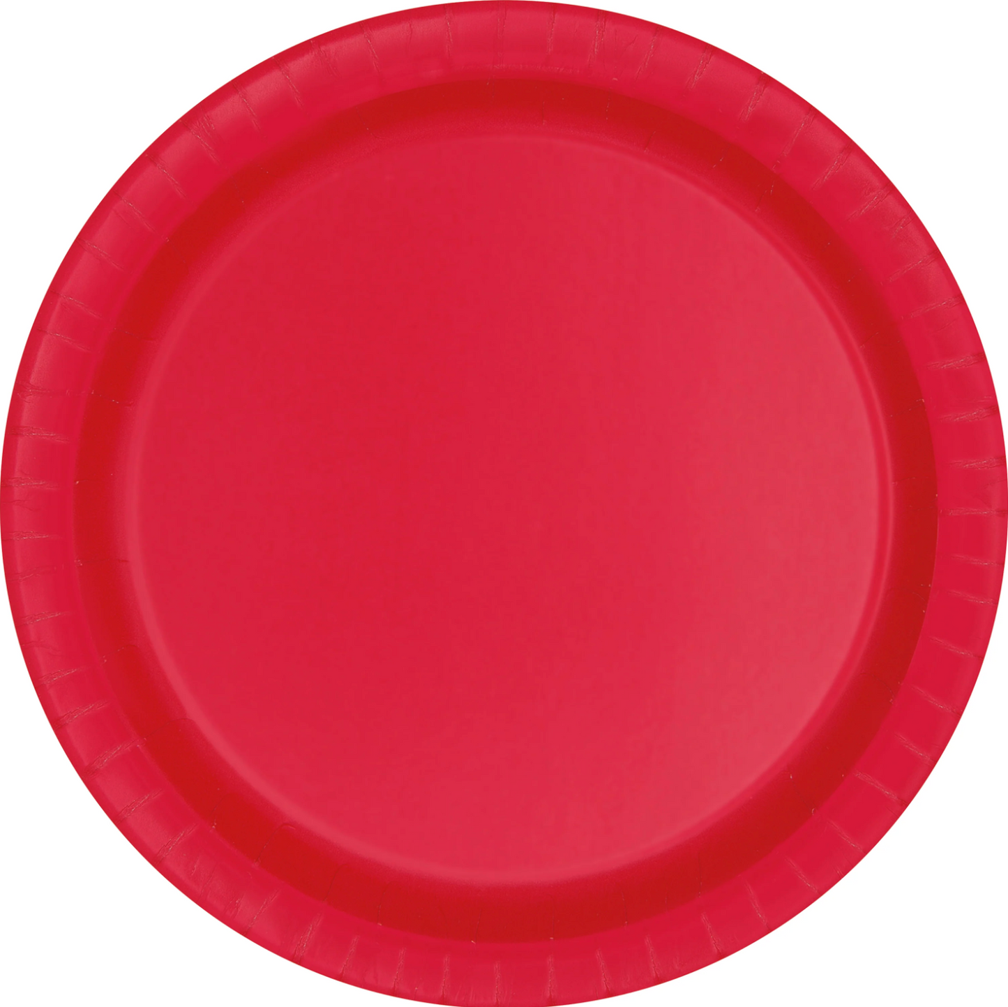 Ruby Red 9 inch Round Plates 20 ct