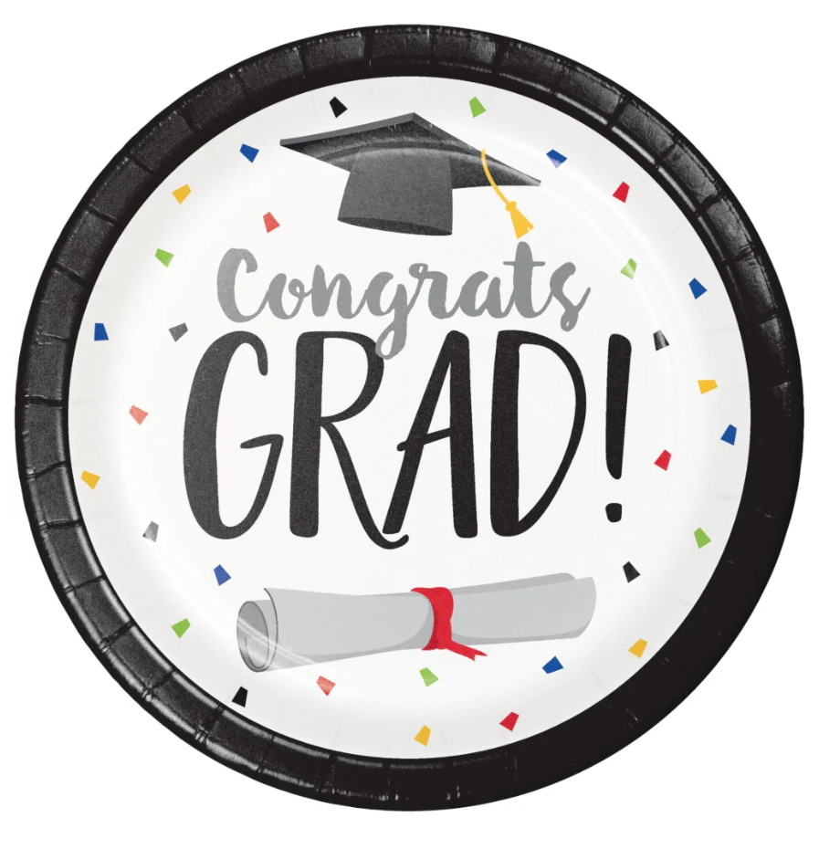 Graduación Fun Dinner Plate 8ct