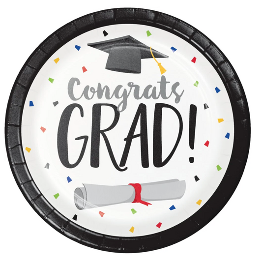 Graduación Fun Dinner Plate 8ct