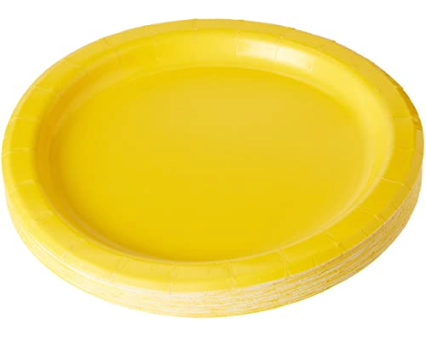 Neon Yellow 7 inch Plate 20ct