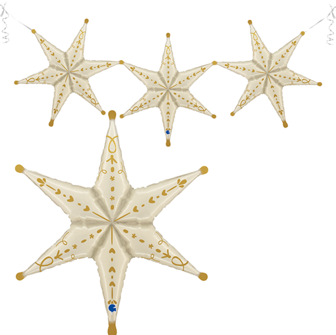 Grabo Deco Garland Stars 20 inch Foil Balloon