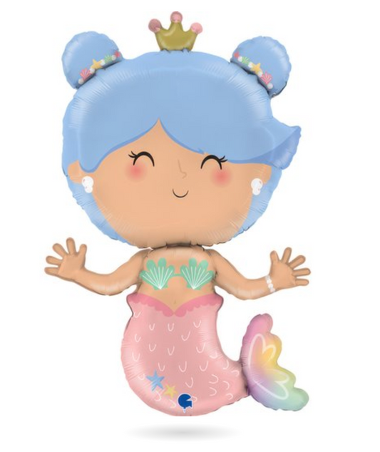 Grabo Mermaid 33 inch Foil Balloon 1ct