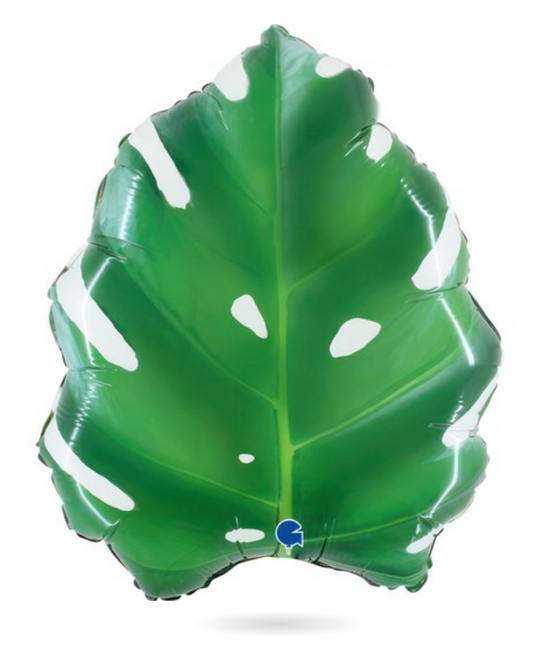 Grabo Tropical Leaf 18 inch Foil Balloon 1ct FLAT