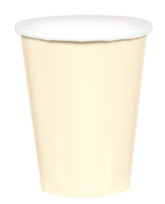 Vanilla Creme Paper Cups 9 oz. 20 ct