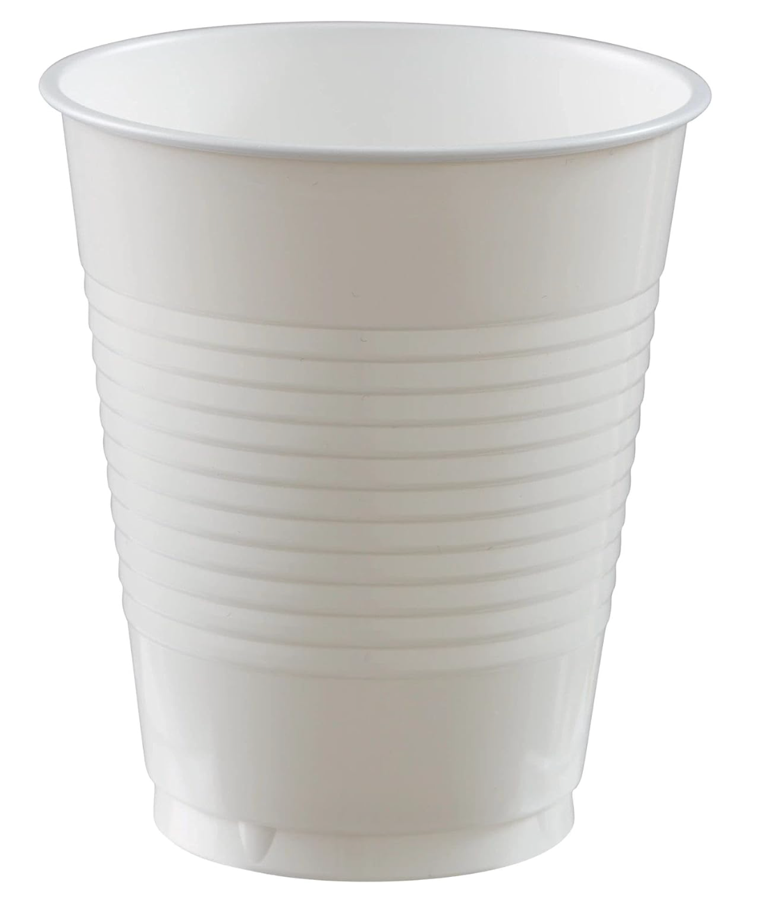 Frosty White 9oz Plastic Cups - 50