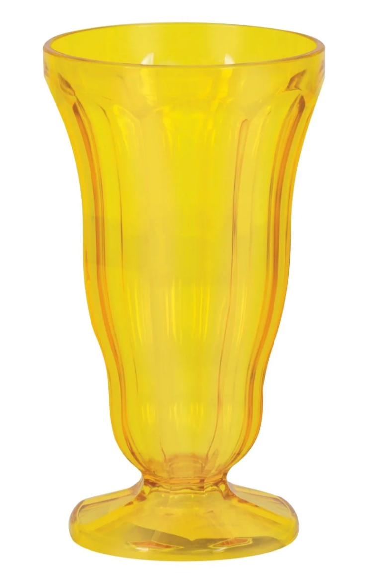 Yellow 15oz Ice Cream Cup