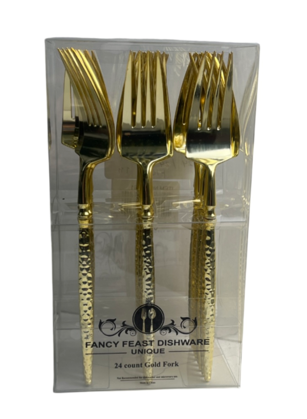 Fancy Gold Fork 24ct