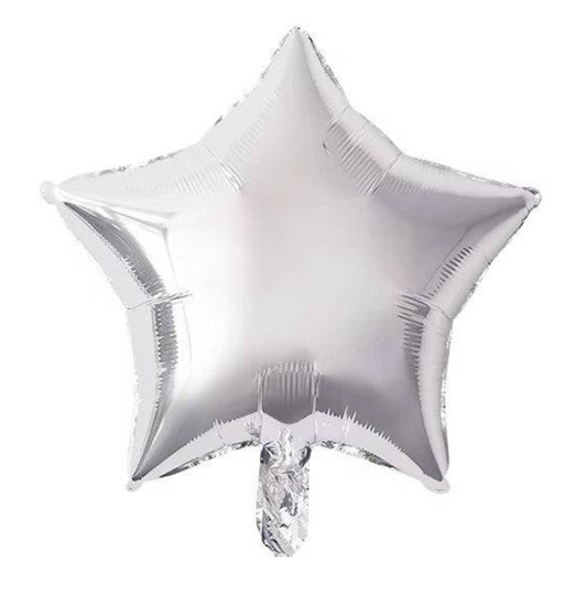 House of Balloons Silver Lining Star 18 inch Foil Balloon 1ct