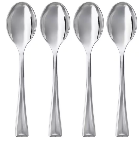 Mini cuchara de plata de 24 quilates