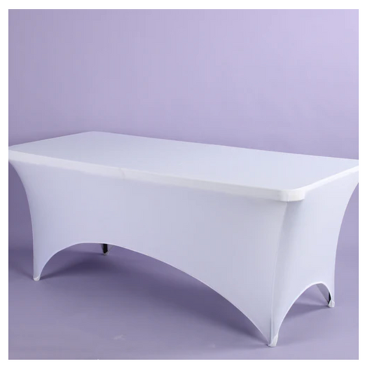 Mantel rectangular de licra de 8 pies