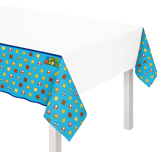Mantel de plástico Super Mario Brothers de 54 x 96 pulgadas, 1 unidad