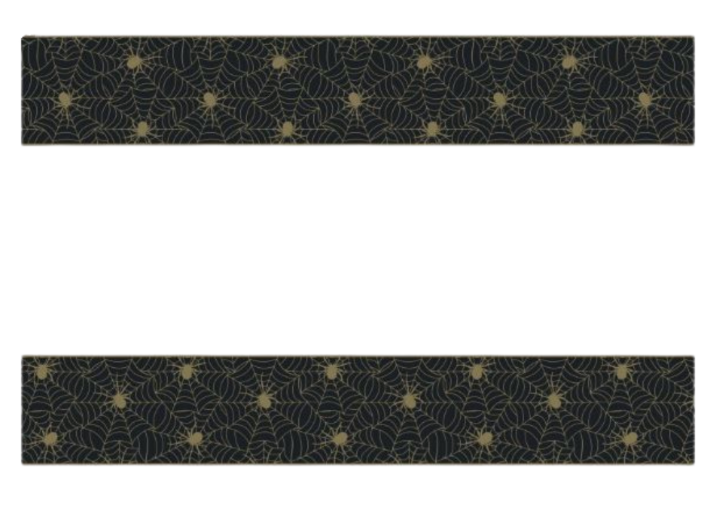 Black and Gold Spider Web Rectangular Plastic Table Cover, 54" x 84"