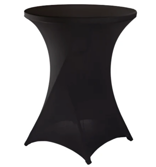 Mantel de licra de 31 pulgadas de profundidad x 43 pulgadas de alto para cócteles