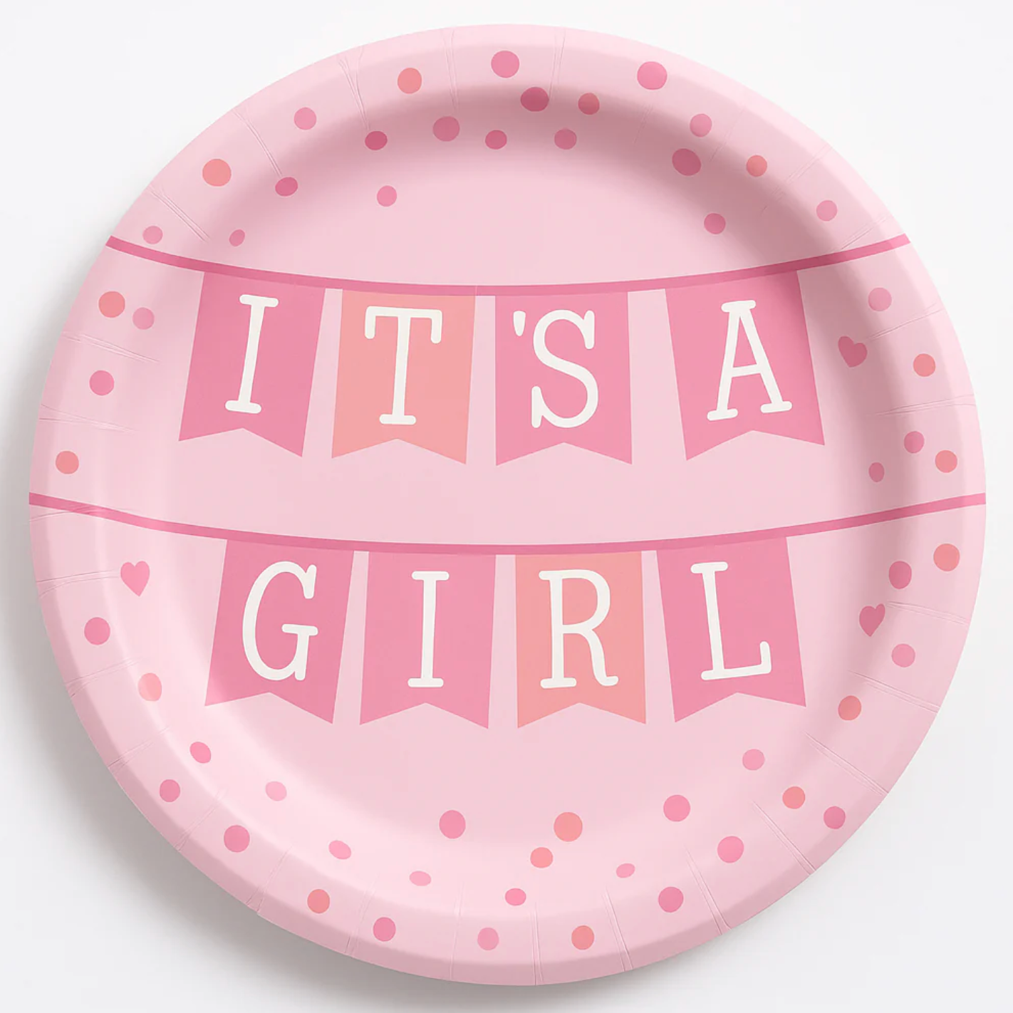 Plate 6.75in Its A Girl