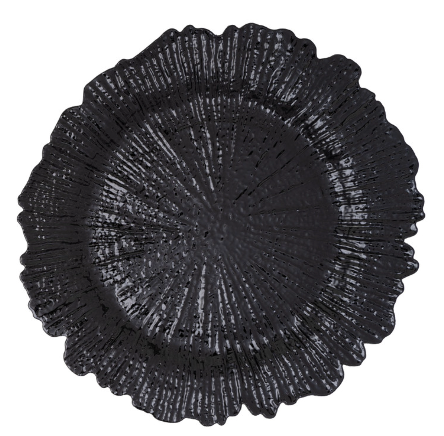 Reef Charger Plate 13in Black