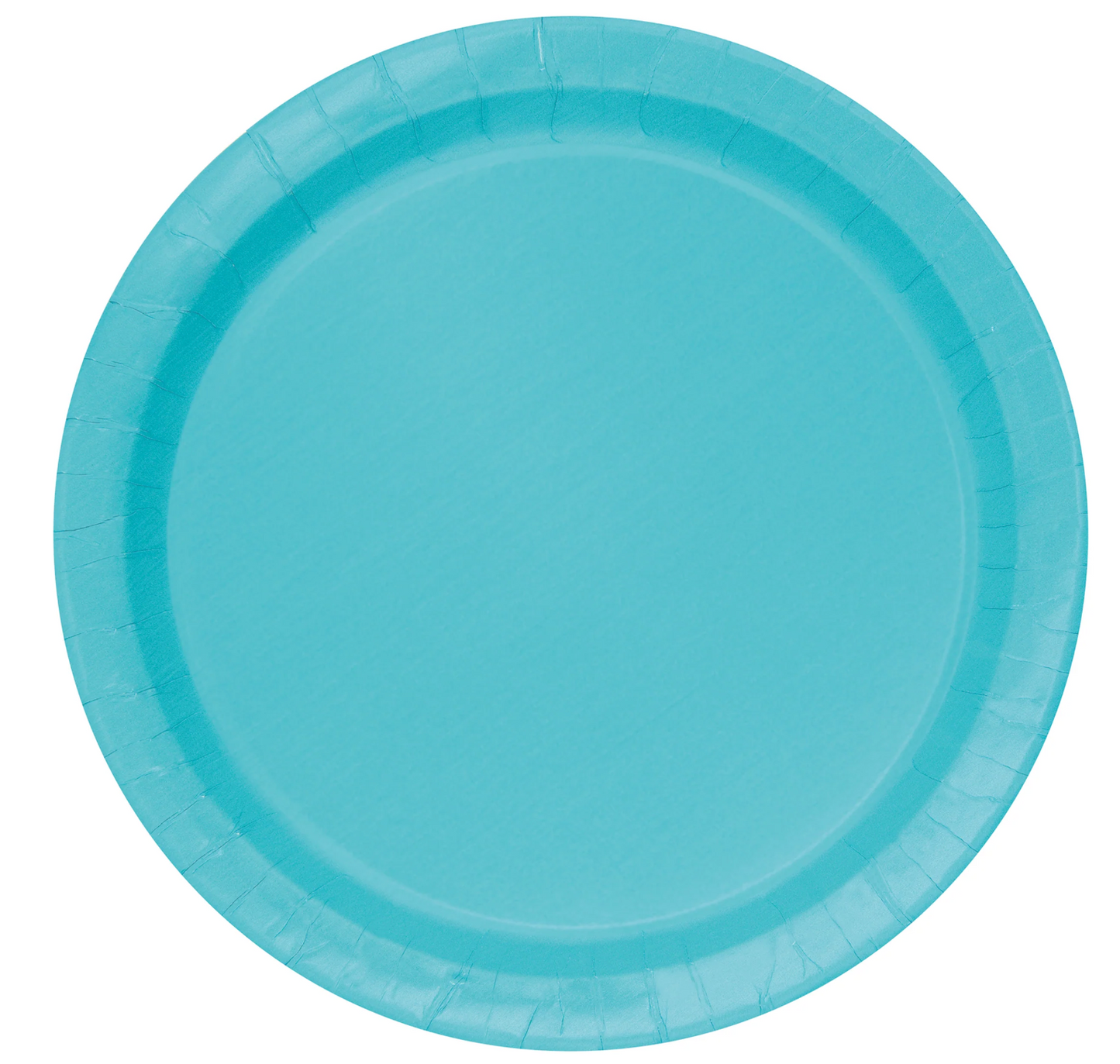 Teal Round 7 inch Plate 20ct