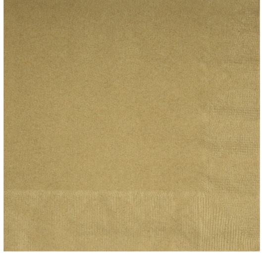 Gold Lunch Napkins 40 ct