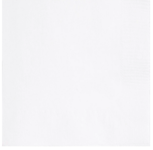 White Lunch Napkins 40 ct