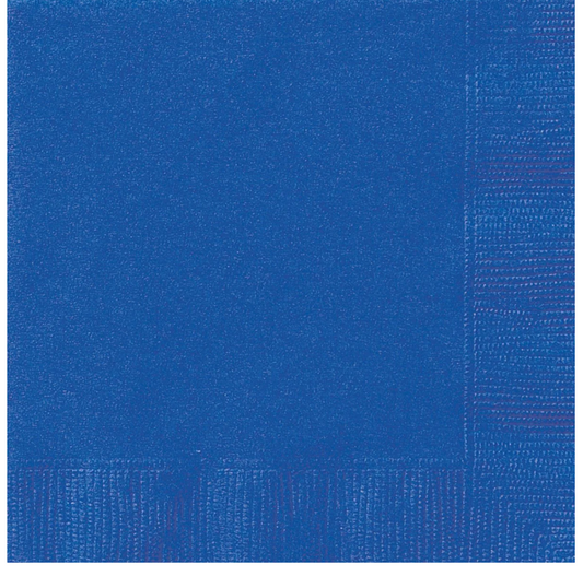 Royal Blue Lunch Napkins 40 ct