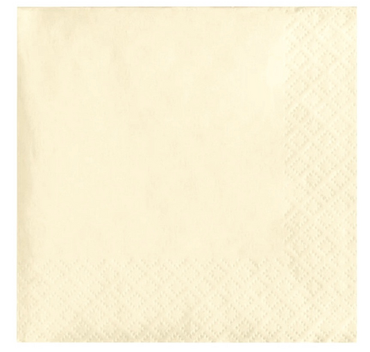 Vanilla Creme Beverage Napkins  40 ct