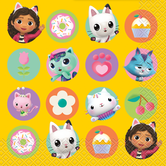 Gabbys Dollhouse Luncheon Napkins 16ct