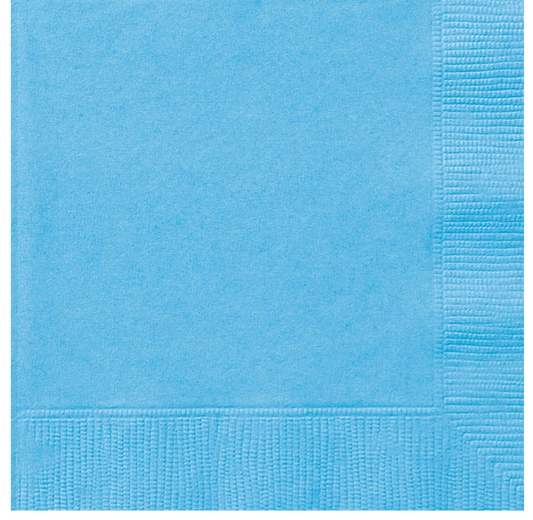 Powder Blue Lunch Napkins 40 ct