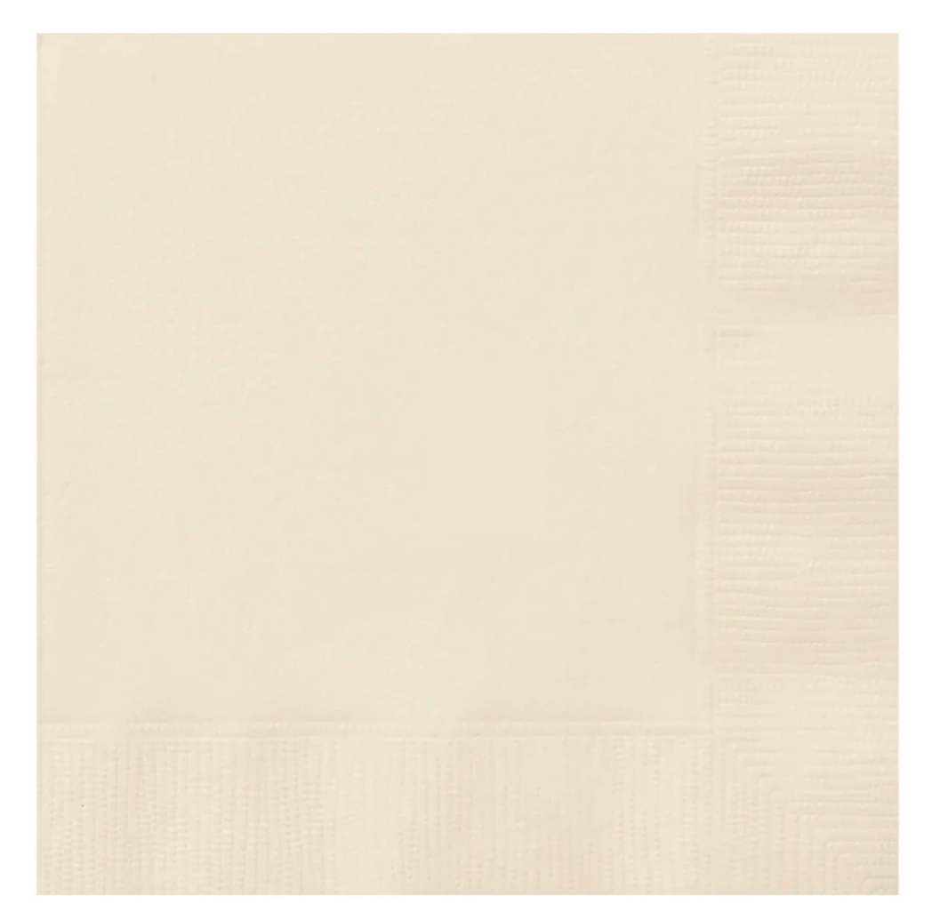 Vanilla Creme Lunch Napkins 40 ct