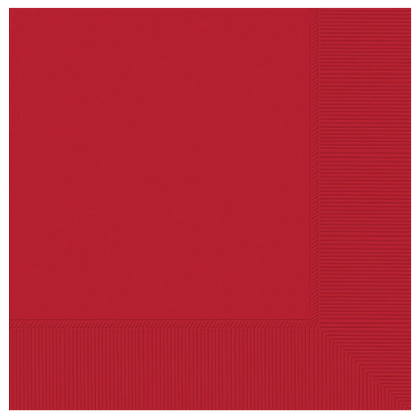 2-ply Beverage Napkins Apple Red 40ct