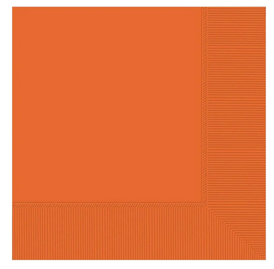 2-ply Beverage Napkins Orange Peel 40ct
