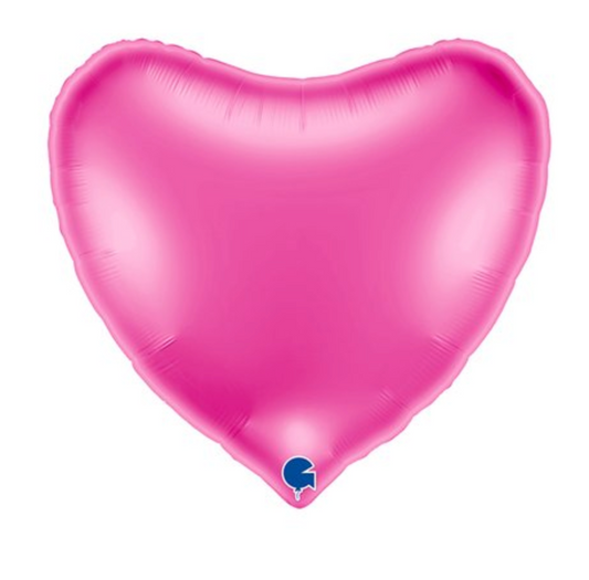Grabo Fuchsia Pink Heart 36 inch Foil Balloon 1ct