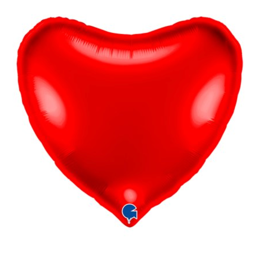 Grabo Red Heart 36 inch Foil Balloon 1ct