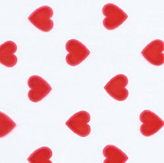 Cello Bag Red Heart 20x28 50ct - Toy World Inc