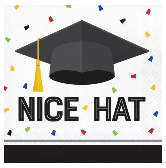 Graduation Fun Lunch Napkin 16ct