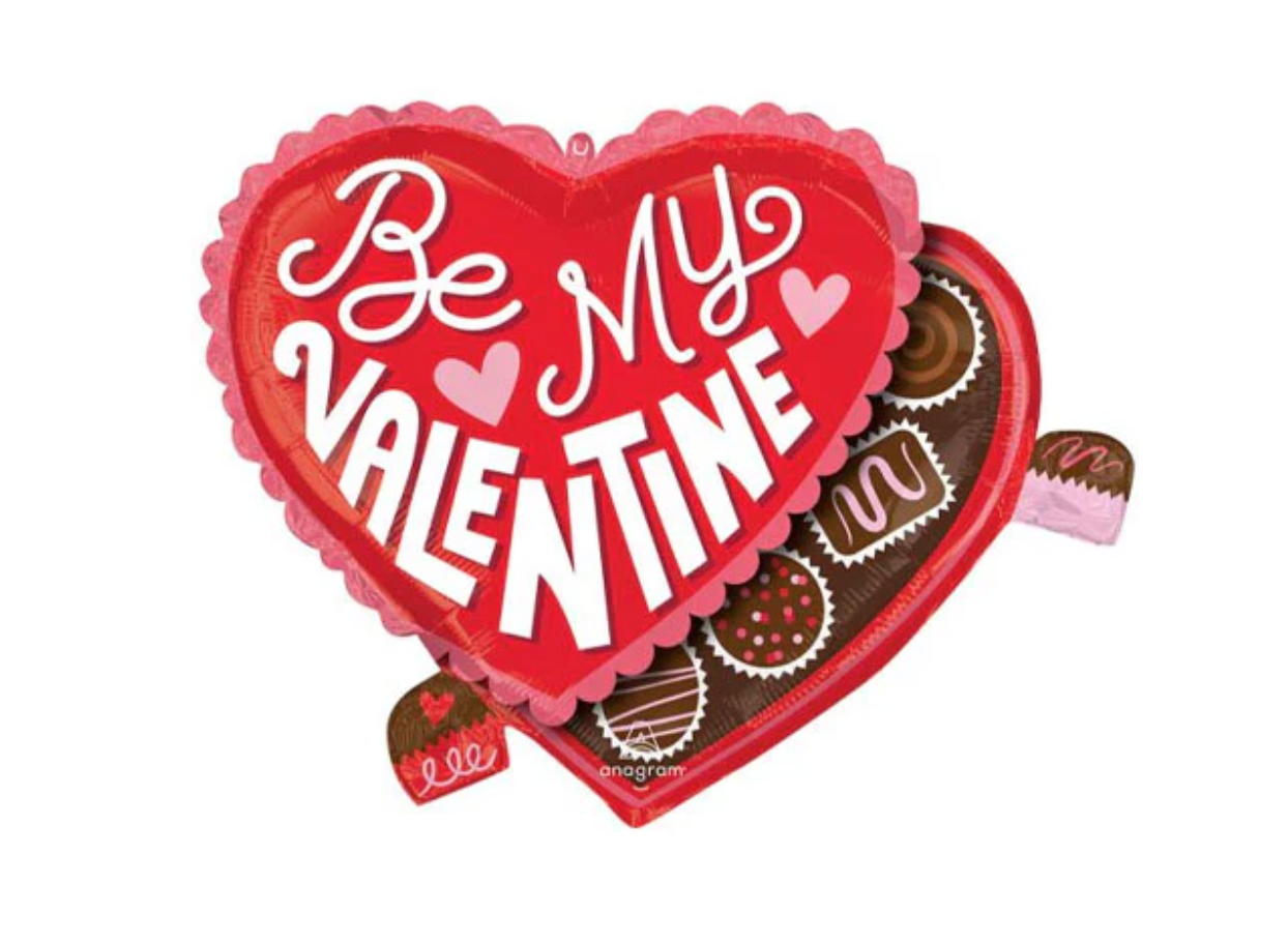 Anagram Be My Valentine 26 inch Foil Balloon 1ct