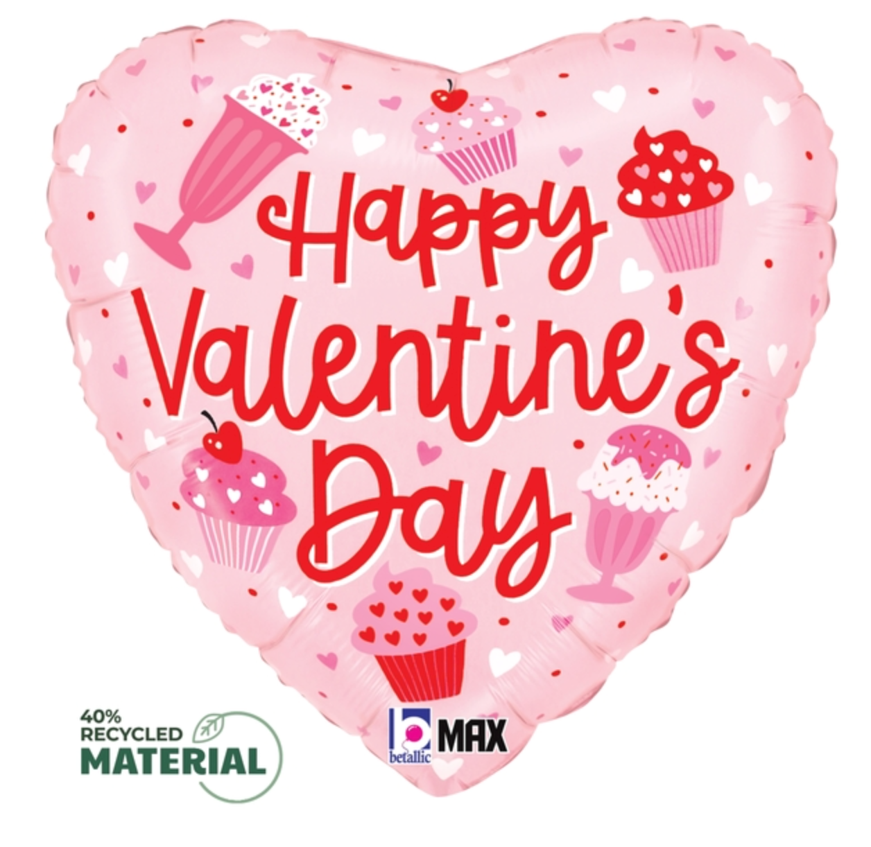 Betallic Valentine Sweets 18 inch Heart Balloon 1ct