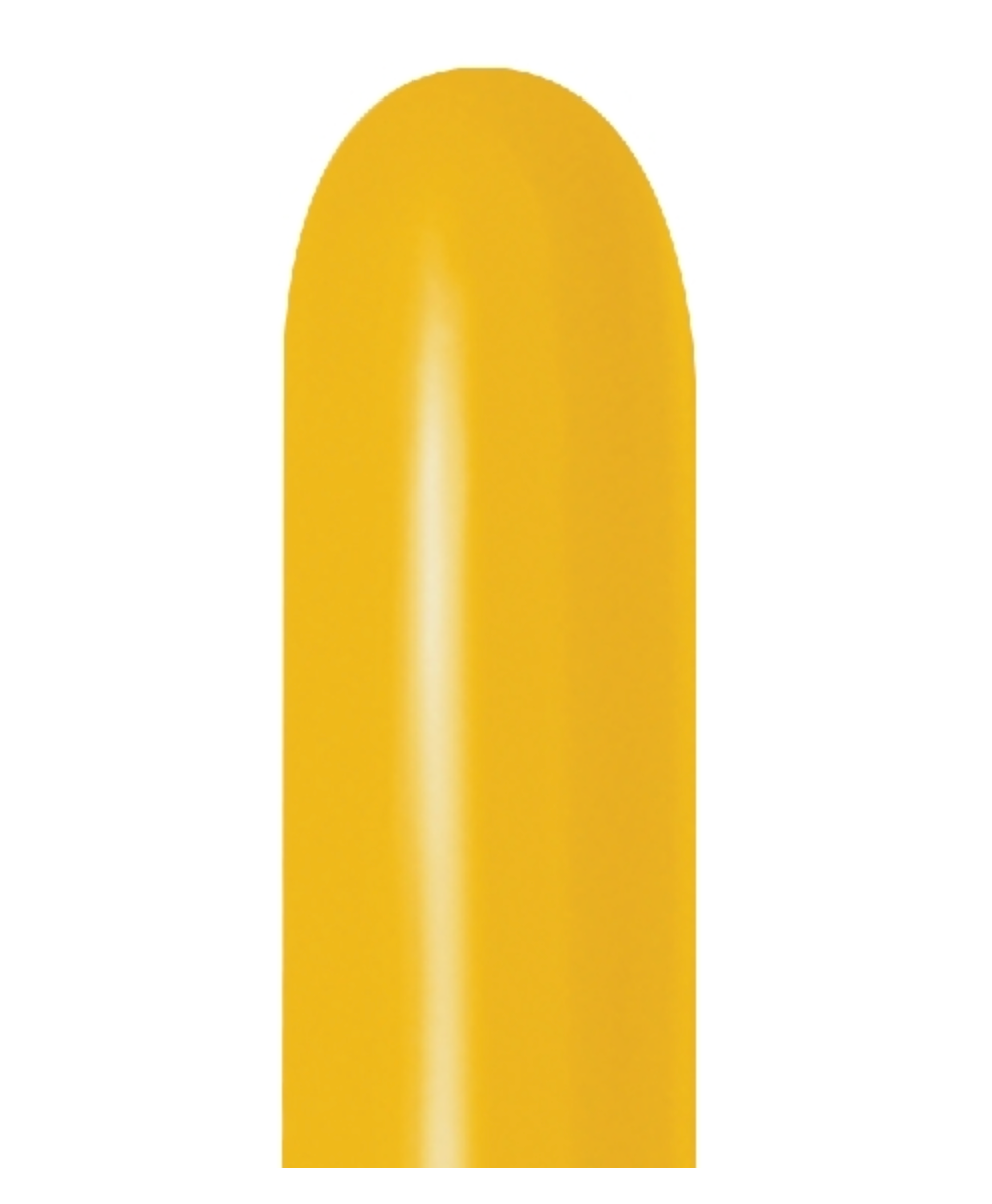 160 Sempertex Deluxe Honey Yellow Latex Balloons 100ct