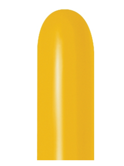 360 Sempertex Deluxe Honey Yellow Latex Balloons 50ct - Toy World Inc