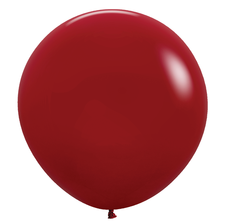 36 inch Sempertex Deluxe Imperial Red Latex Balloons 2ct