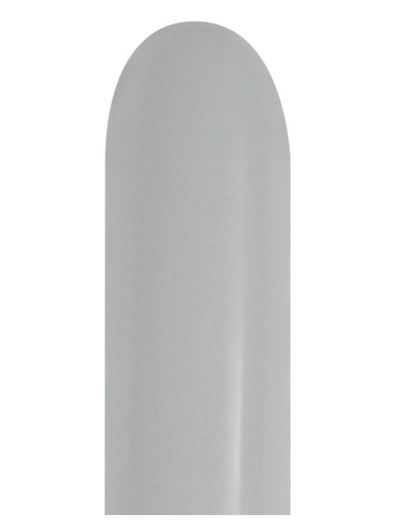 160 Sempertex Deluxe Grey Latex Balloons 100ct