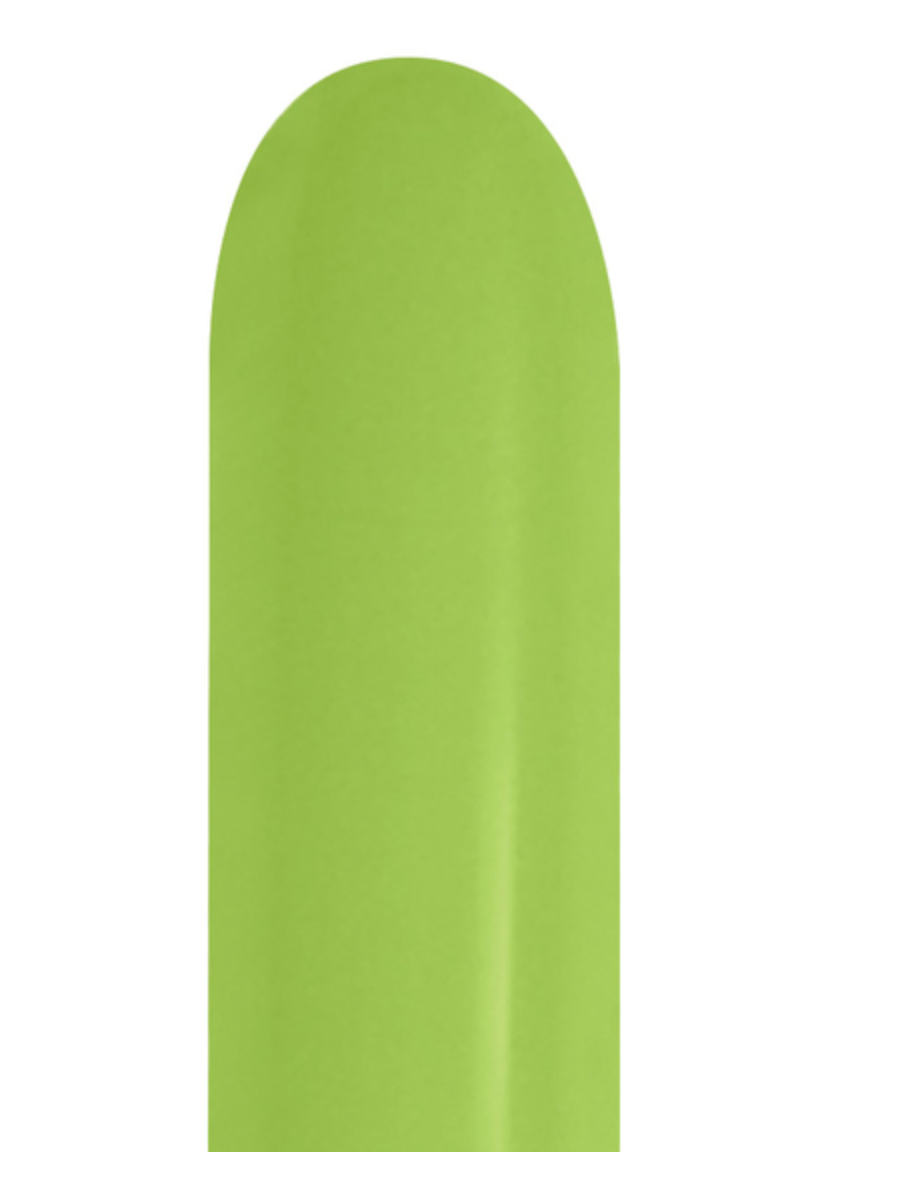 360 Sempertex Deluxe Key Lime Green Latex Balloons 50ct