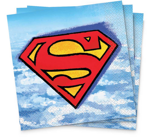 Superman Lunch Napkin 16ct