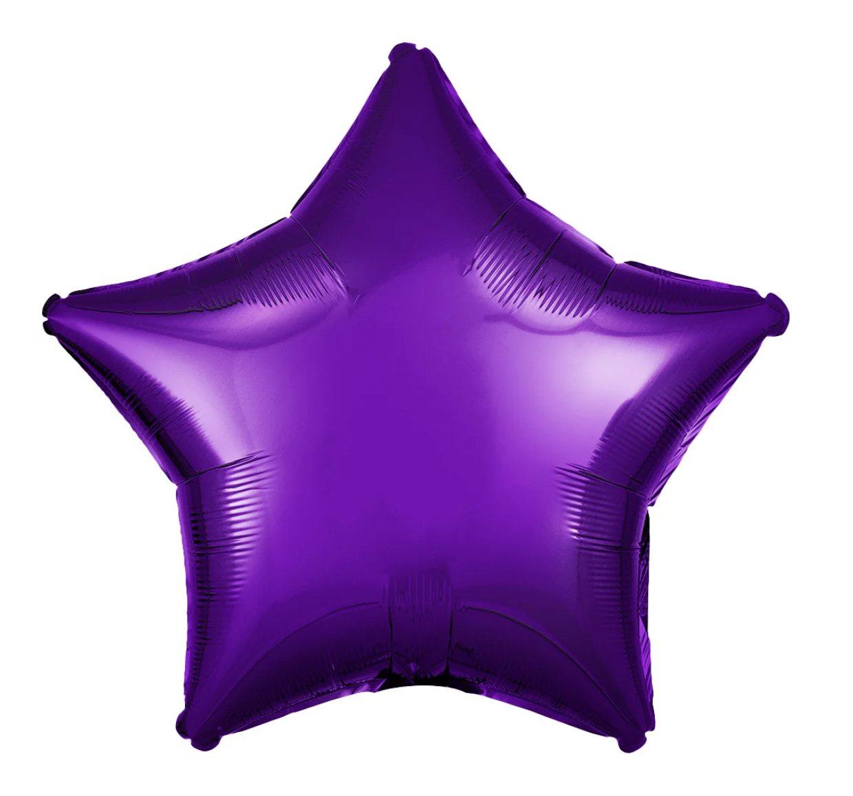 Anagram Metallic Purple Star Shape 19 inch Foil Balloon 1ct