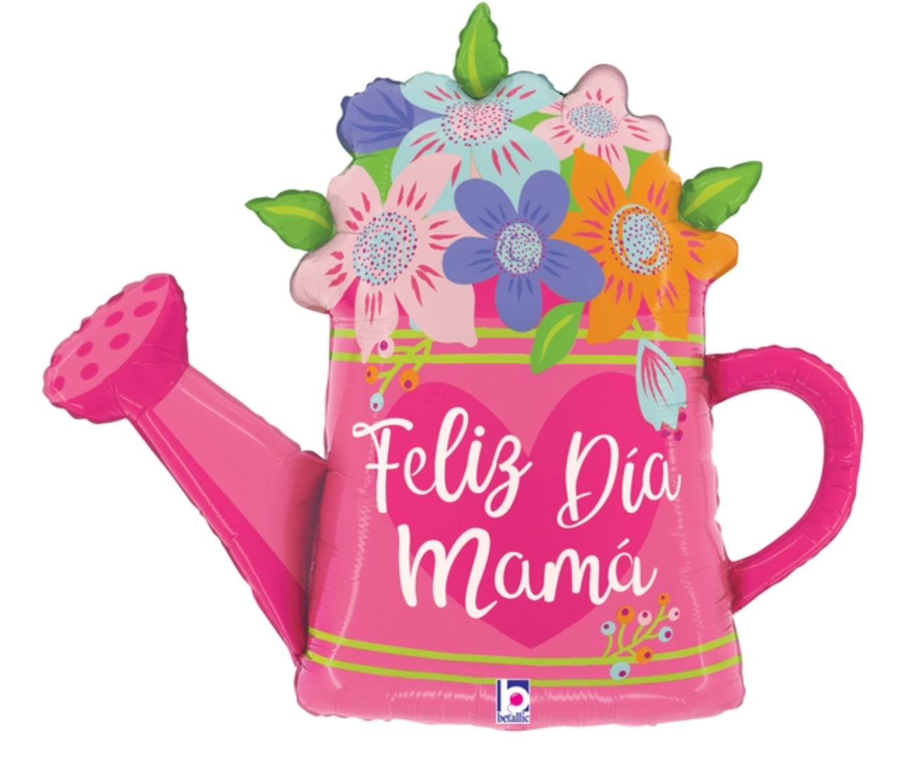 Betallic Feliz Dia Mama Regadera 32 inch Foil Balloon 1ct