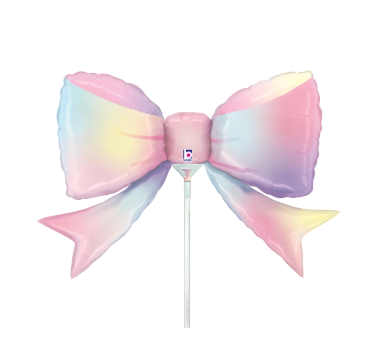 Betallic Mini Pretty Multicolor Bow 14 inch Foil Balloon 1ct