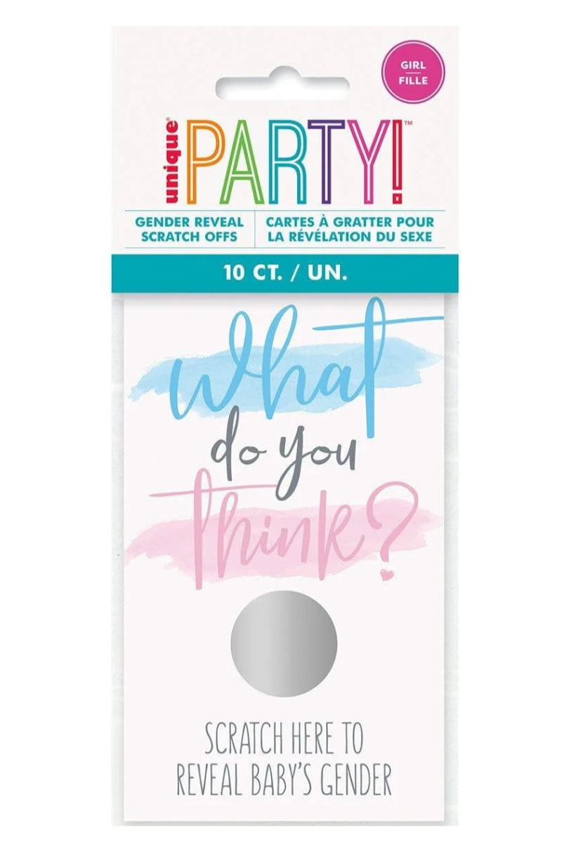 Gender Reveal Party Scratch 10ct